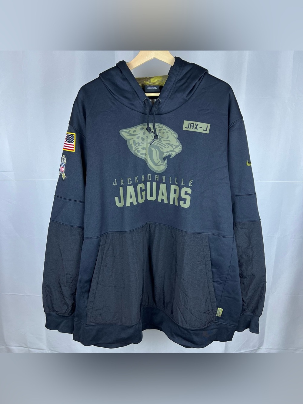 Nike NFL Jacksonville Jaguars Salute To Service Hoodie Player Team Issued 3XL